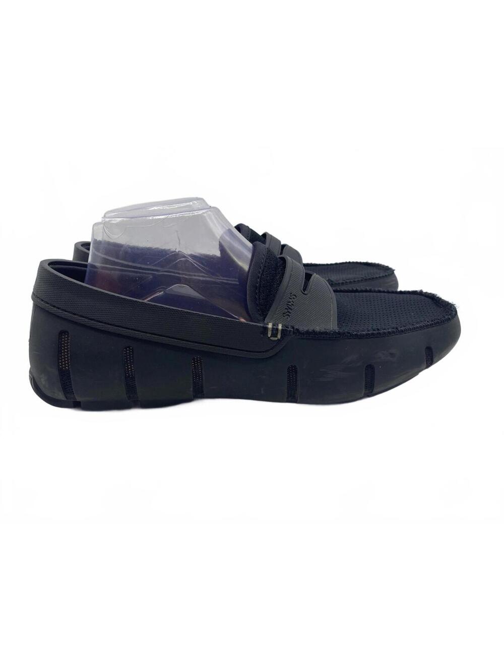 Swims Men's Shoes Size 7 Black Comfort Water Boat Penny Loafers Washable - Picture 3 of 6